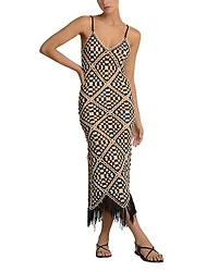 Elan Crochet Maxi Dress