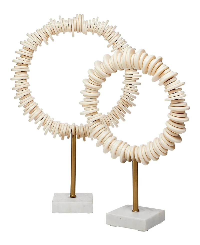 Jamie Young Arena Ring Decorative Sculptures, Set of 2