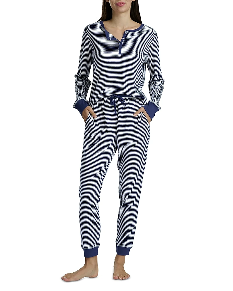 Splendid Henley Top and Joggers Pajama Set