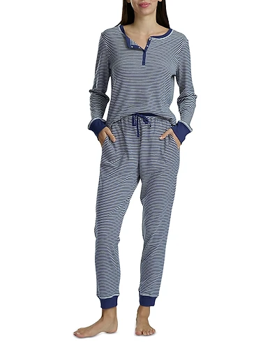 Splendid Henley Top and Joggers Pajama Set