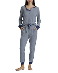 Splendid Henley Top and Joggers Pajama Set