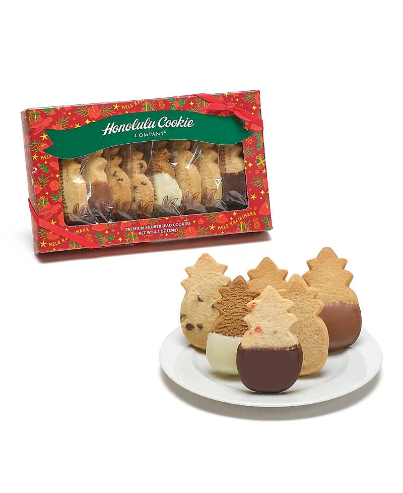 Honolulu Cookie Company Mele Window Box, 8 Piece