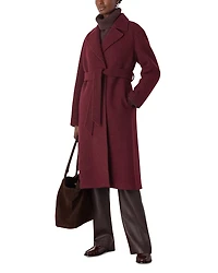 Whistles Long Belted Wool Coat