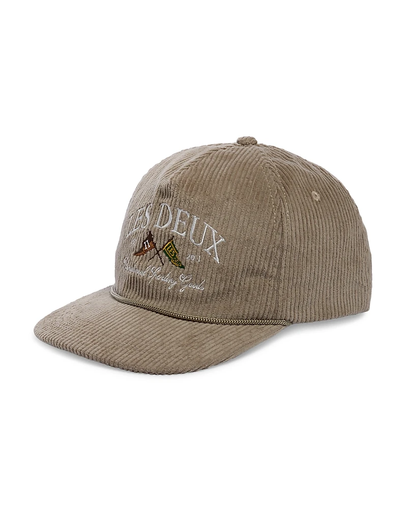 Les Deux Ivy League Corduroy Baseball Cap