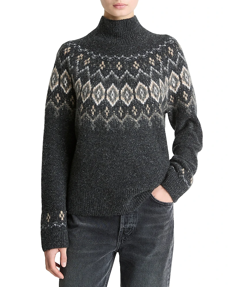 Vince Cashmere Fair Isle Sweater