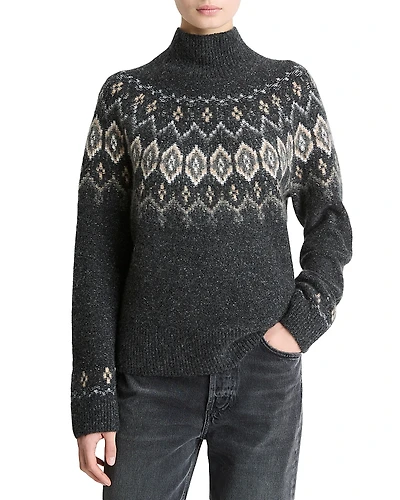 Vince Cashmere Fair Isle Sweater