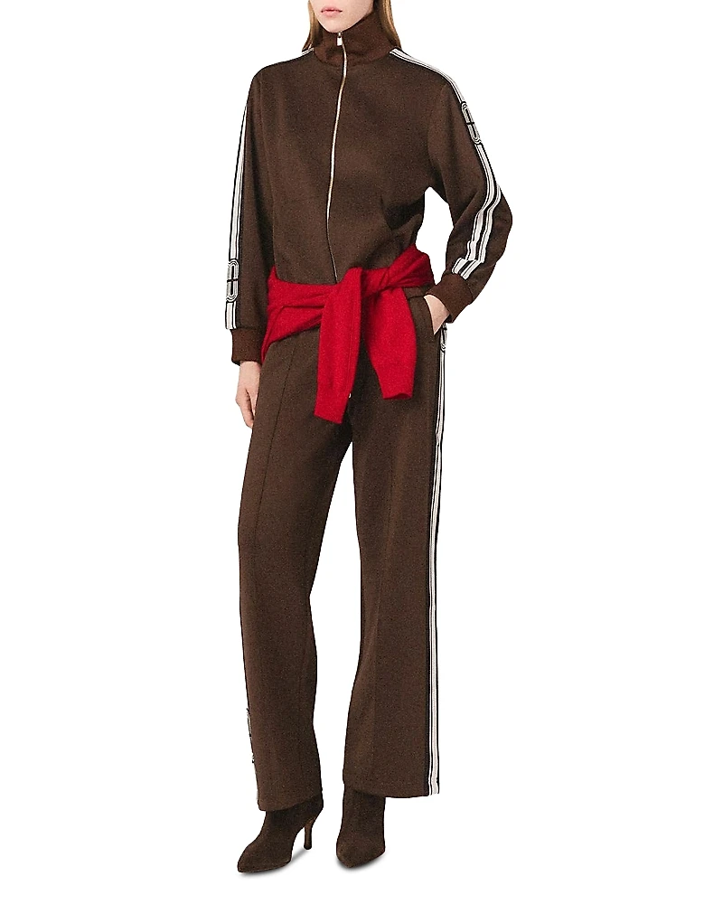 Maje Tolympy High Neck Sweatshirt