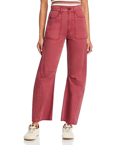 Veronica Beard Sloan High Rise Barrel Jeans