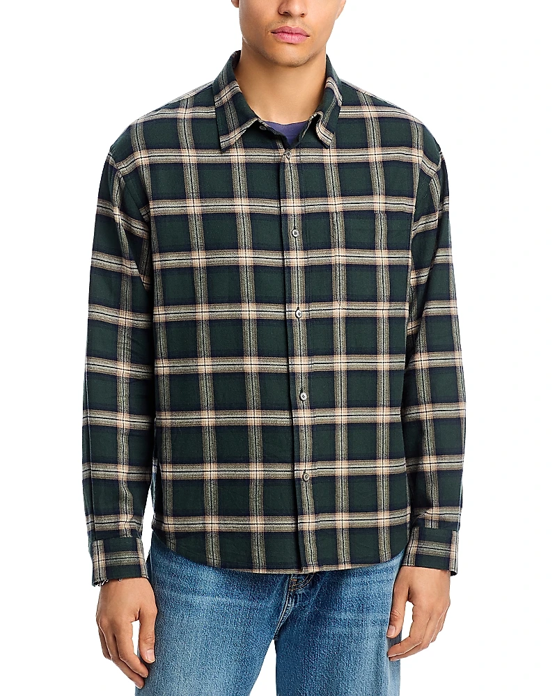 Frame Soa Plaid Regular Fit Button Down Shirt