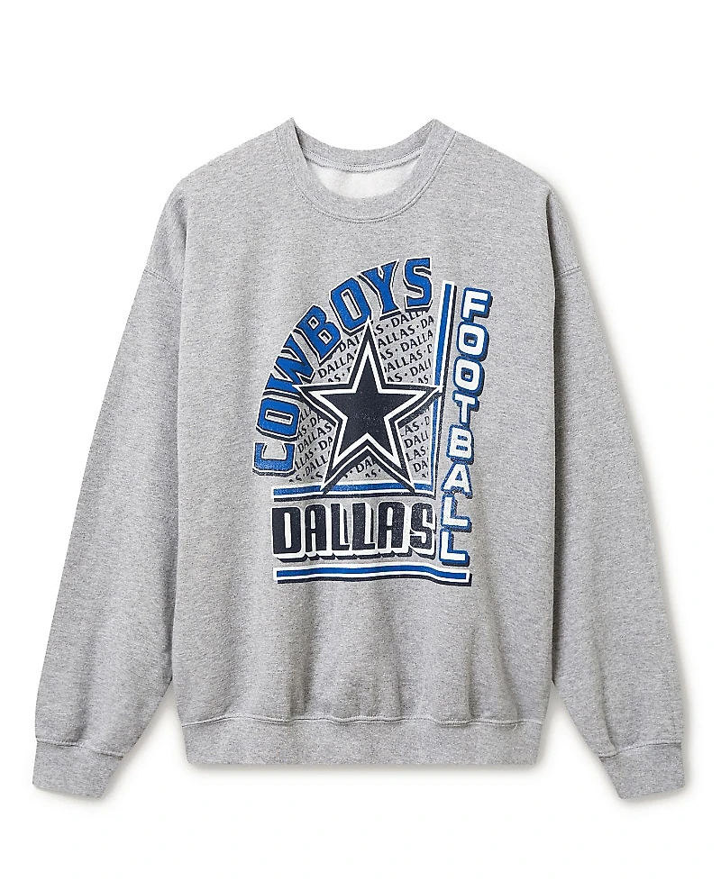 Junk Food Clothing Unisex Nfl Dallas Cowboys Backfield Crew Fleece