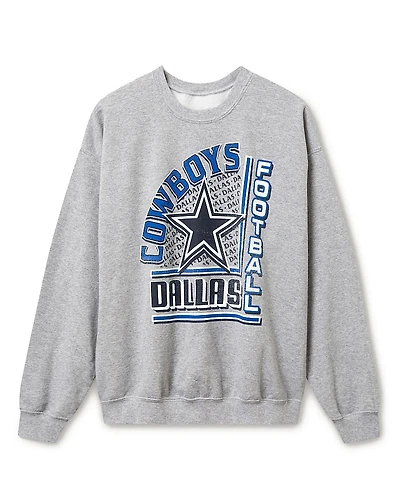 Junk Food Clothing Unisex Nfl Dallas Cowboys Backfield Crew Fleece