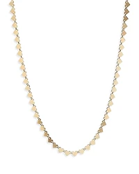 Lana Jewelry 14K Yellow Gold Heart Chain Link Necklace, 18