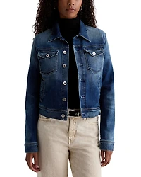 Ag Robyn Denim Cropped Jacket