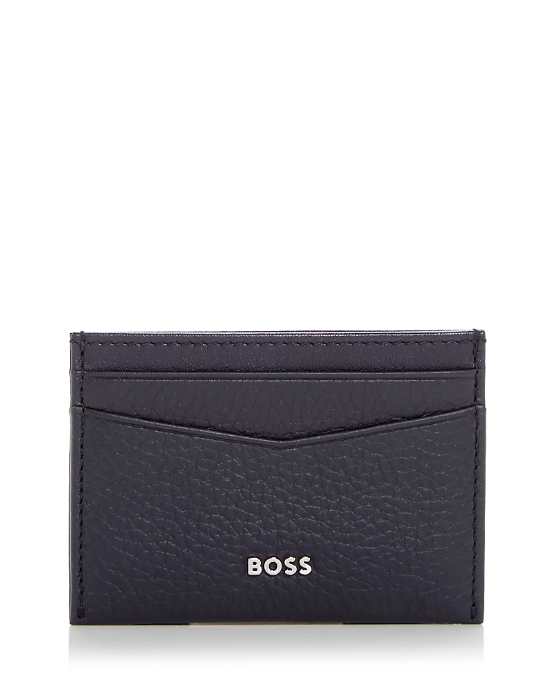 Boss Crosstown Leather Card Case