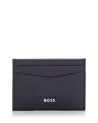 Boss Crosstown Leather Card Case