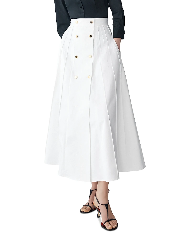 Carolina Herrera A Line Midi Skirt