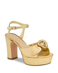 Cinq a Sept Women's Arianna Knotted Rose Sandals