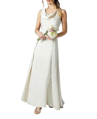 Coast Sleeveless Cowl Neck Bridesmaid Dress