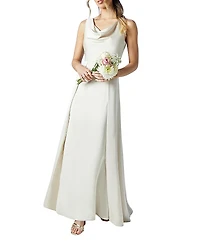 Coast Sleeveless Cowl Neck Bridesmaid Dress