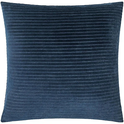 Surya Cotton Velvet Stripes Decorative Pillow