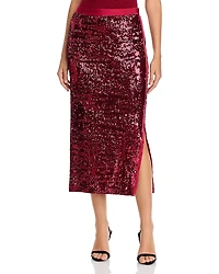 Boss Ebibi Sequin Stretch Bodycon Skirt