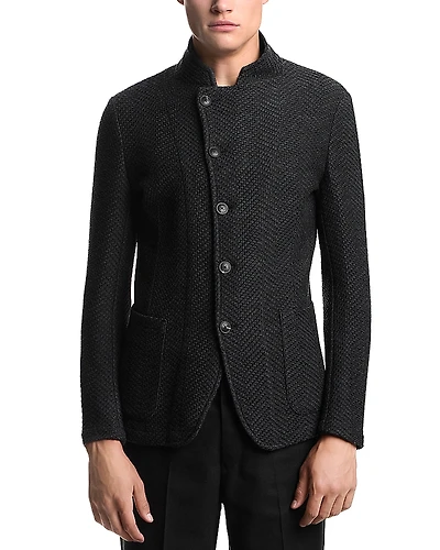Emporio Armani Regular Fit Textured Jacket