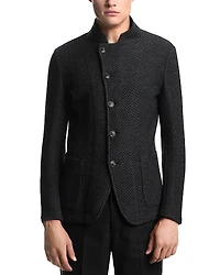 Emporio Armani Regular Fit Textured Jacket
