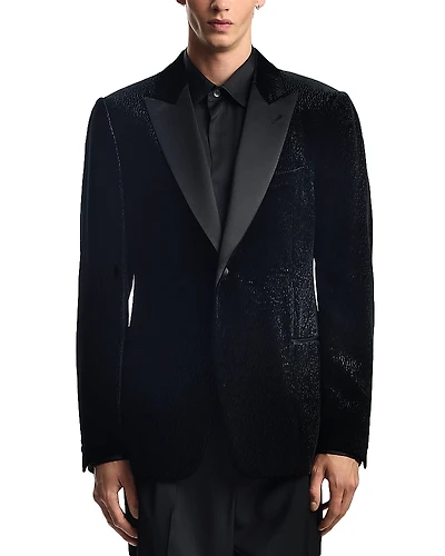 Emporio Armani Slim Fit Textured Blazer