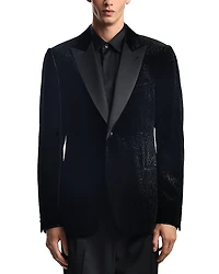 Emporio Armani Slim Fit Textured Blazer