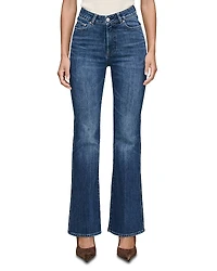 DL1961 Claira Mid Rise Contoured Instasculpt Straight Boot Jeans