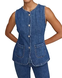 DL1961 Amalie Denim Top