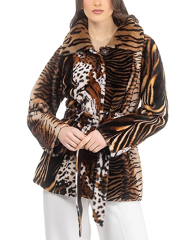 Gorski Shearling Jacket with Belt