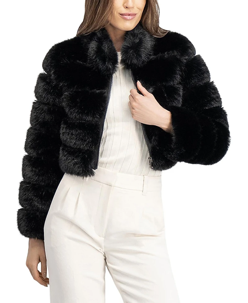 Lyla Grant Faux Fur Fox Bolero