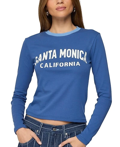 Edikted Santa Monica Long Sleeve T Shirt