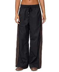 Edikted Kieran Stripey Nylon Track Pants