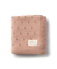 Domani Home Flower Pink Baby Blanket