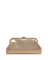 Jimmy Choo Skyler Shimmer Suede Clutch