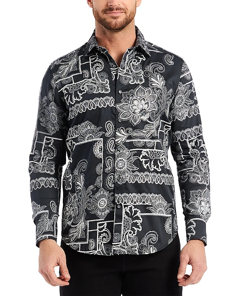 Robert Graham Arden Long Sleeve Woven Shirt