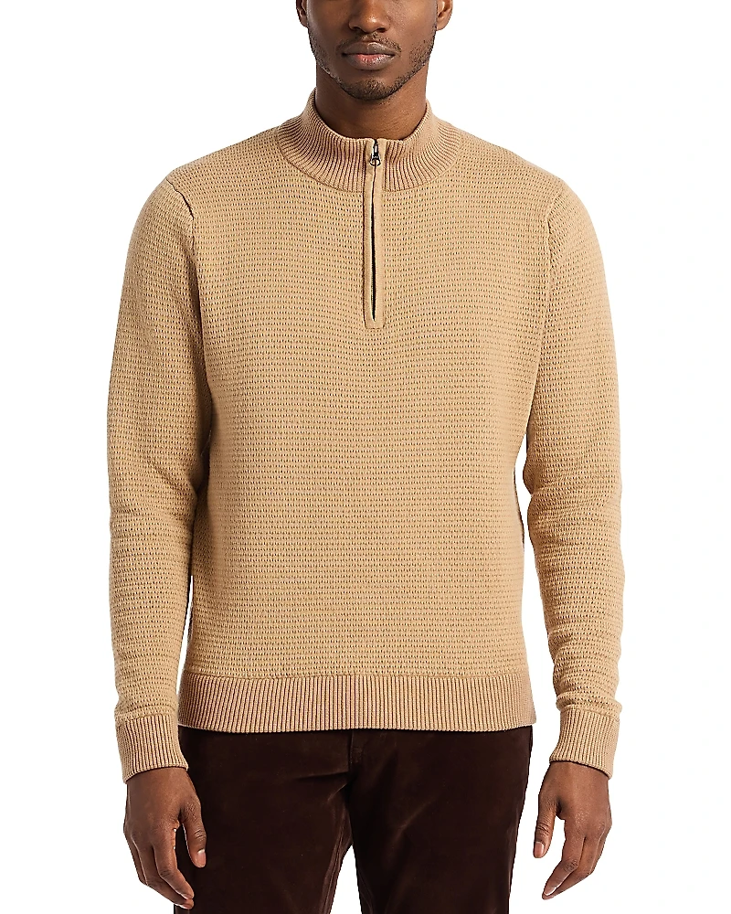 Robert Graham Walton Long Sleeve Quarter Zip Sweater