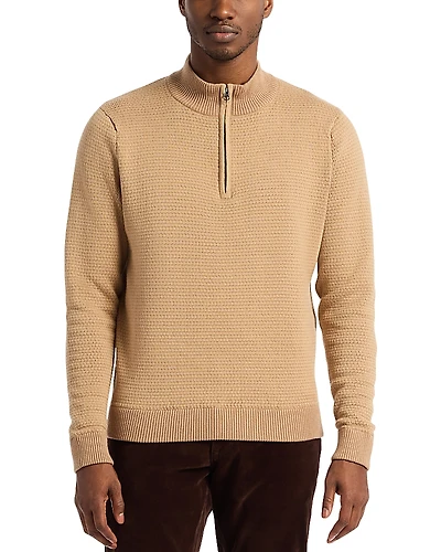 Robert Graham Walton Long Sleeve Quarter Zip Sweater