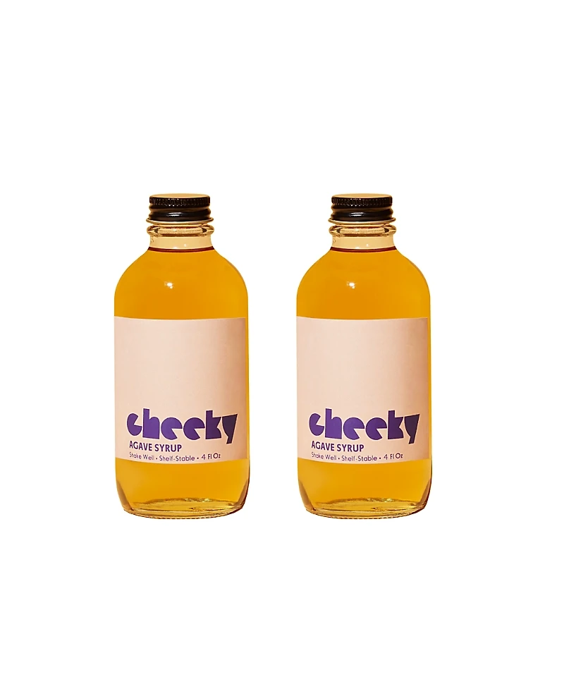 Cheeky Cocktails Agave Syrup, 4 Fl Oz (Pack of 2)