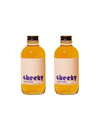 Cheeky Cocktails Agave Syrup, 4 Fl Oz (Pack of 2)
