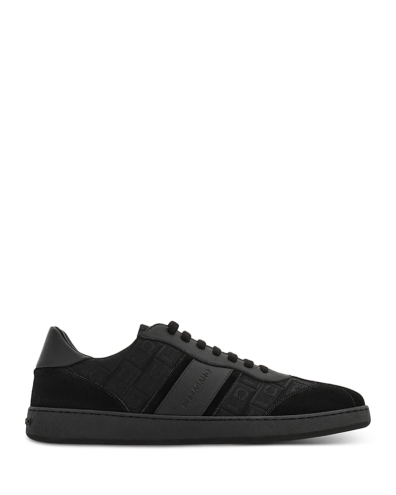Ferragamo Men's Lace Up Low Top Sneakers