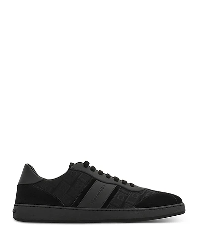 Ferragamo Men's Lace Up Low Top Sneakers