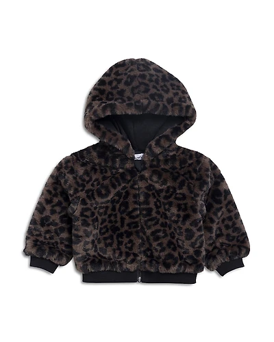 Splendid Girls' Cheetah Girl Faux Fur Jacket - Baby
