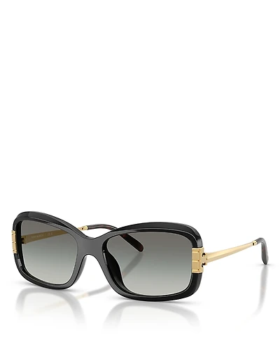 Tory Burch Rectangular Sunglasses, 56mm