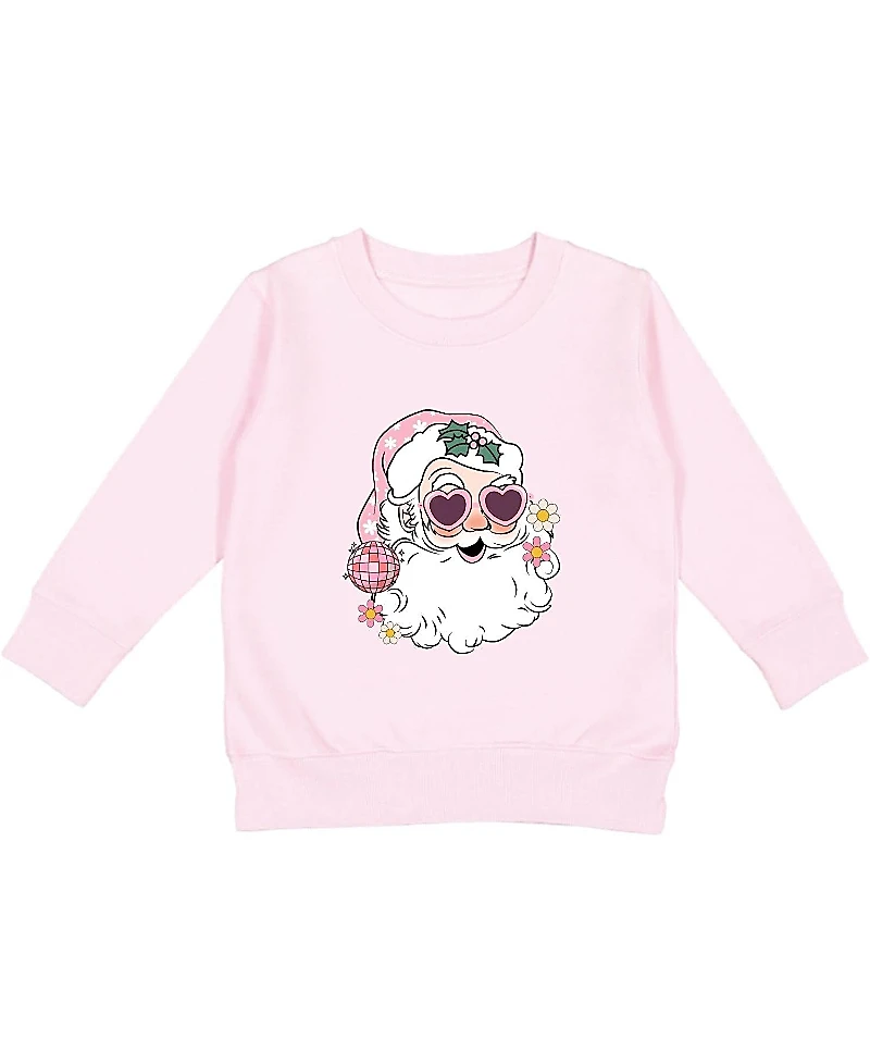 Sweet Wink Girls' Disco Santa Christmas Sweatshirt - Baby