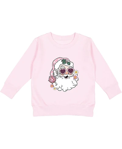 Sweet Wink Girls' Disco Santa Christmas Sweatshirt - Baby