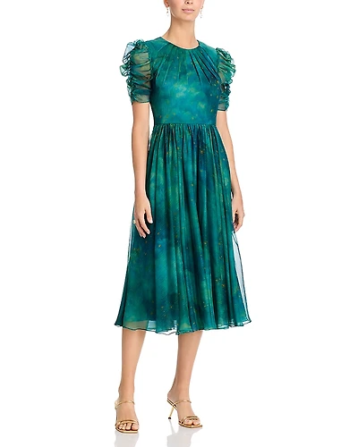 Theia Carmen Short Sleeve Dress