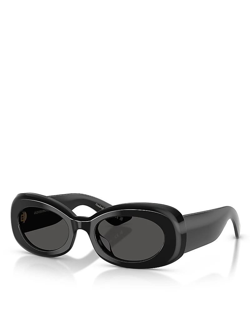 Khaite X Oliver Peoples Oval Sunglasses